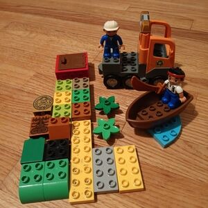 Lego Duplo Disney Jake Treasure Pirate Set + Garbage Truck